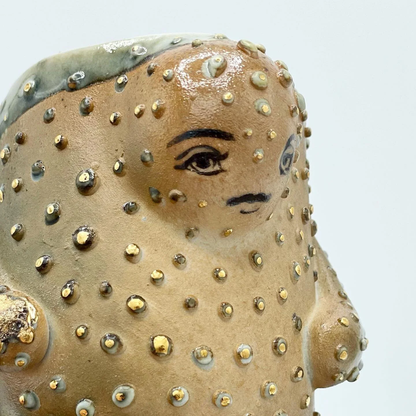 I&rsquo;ve got a case of the bumps!  #porcelain #surrealism #luster #succulentpot #tinysculpture #handmade #ceramics #homedecor #creepycute