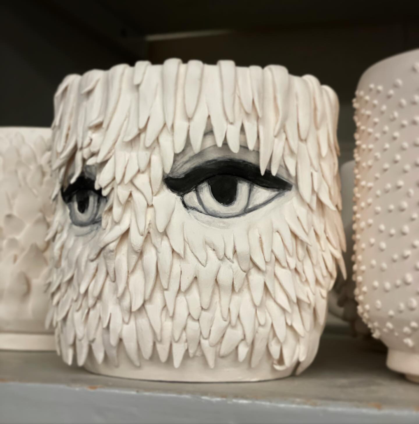 Creature Cup #porcelain #handbuiltceramics #pottery #creature #surrealism #sculpture