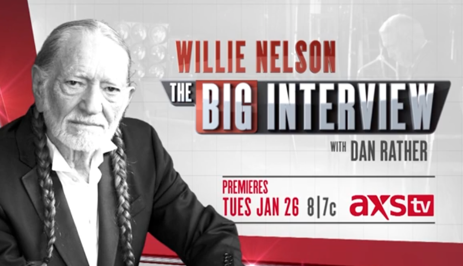 Willie Reserve with Dan Rather