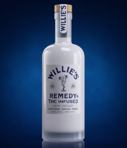 Willie Nelson sells out first run of hemp derived THC-infused social tonic