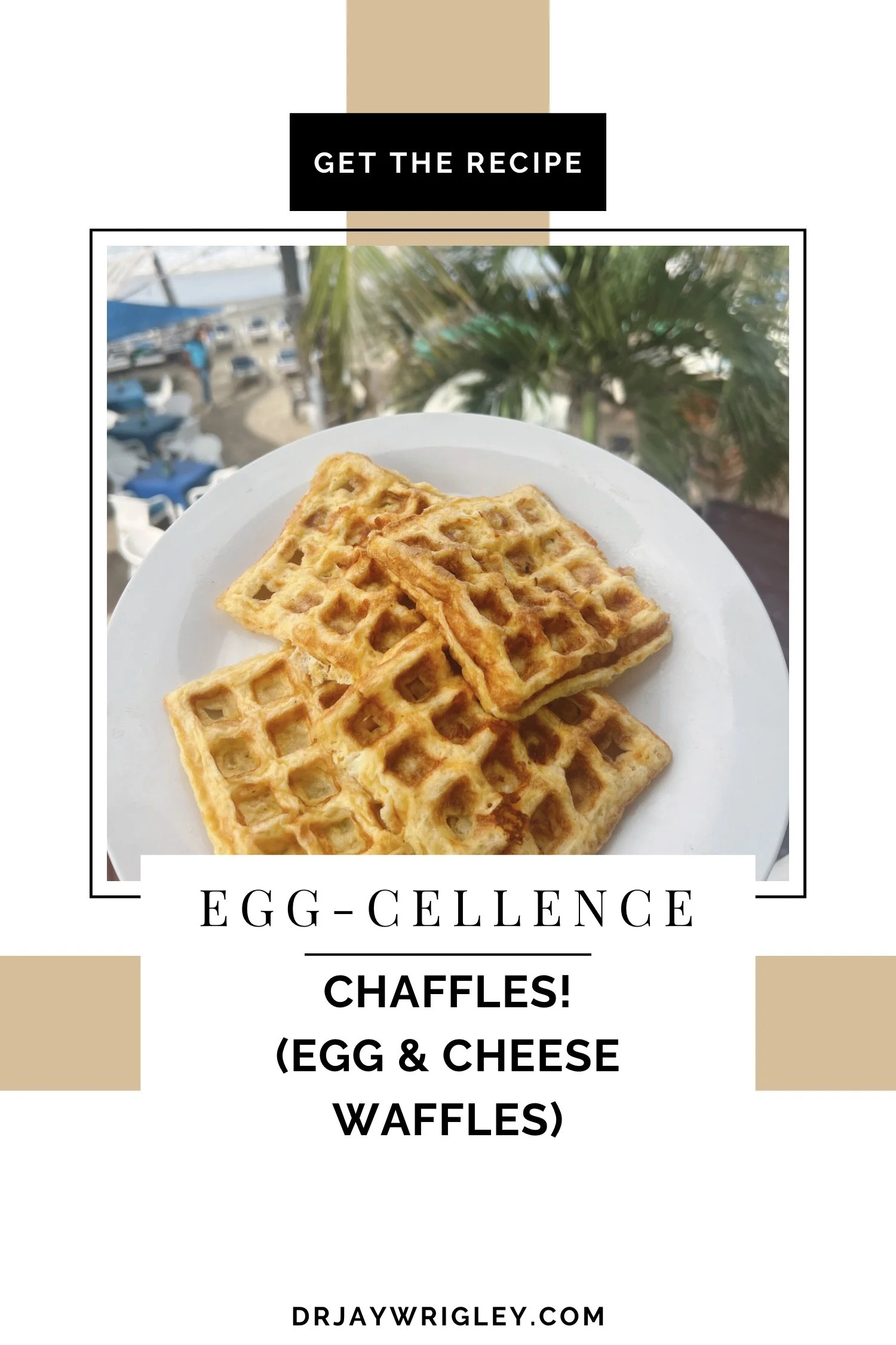 Chaffles! (Egg & Cheese Waffles)