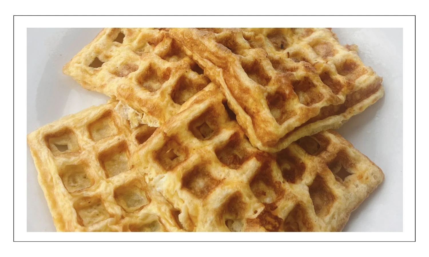 Chaffles (Egg & Cheese Waffles)