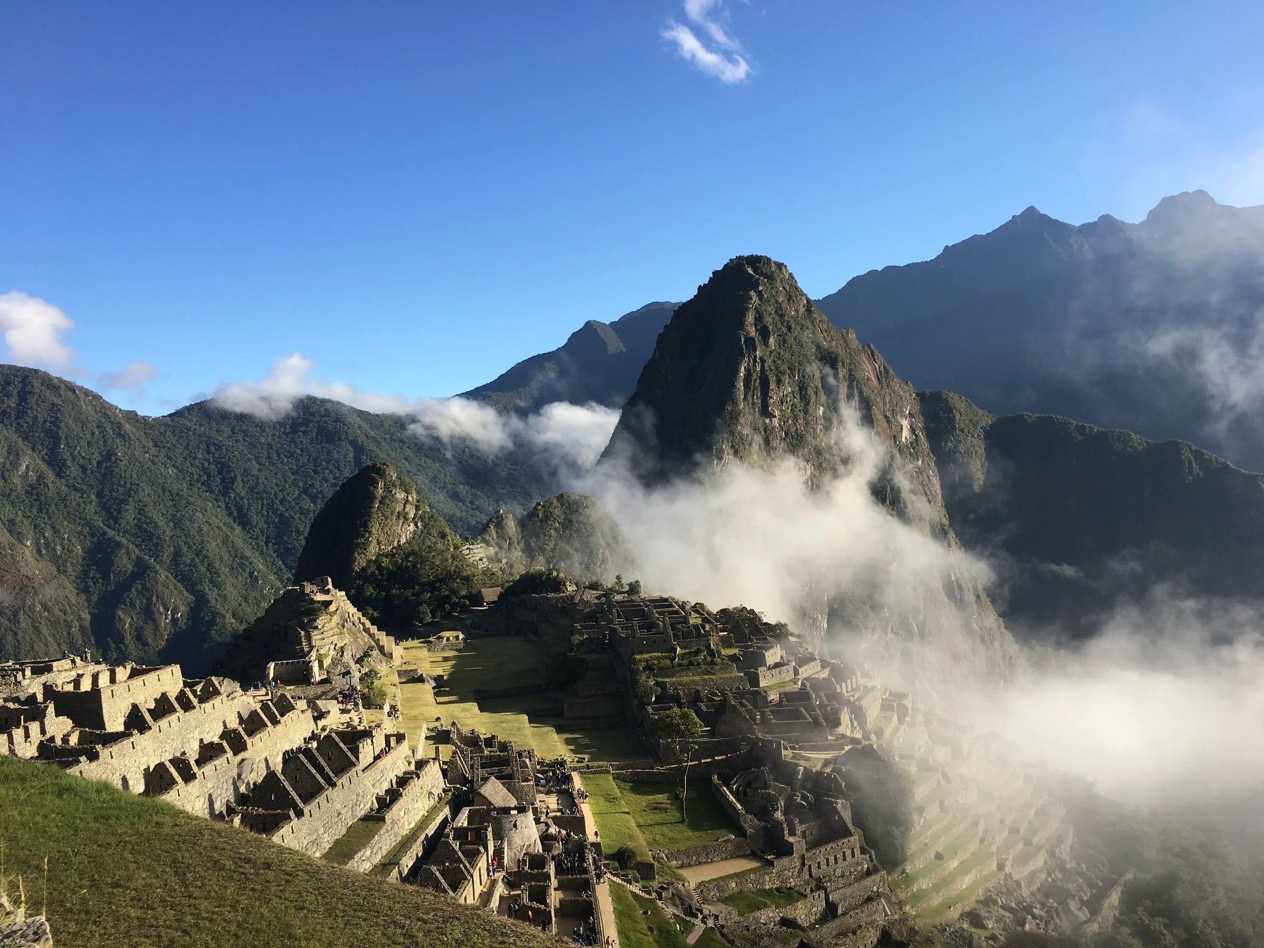 Machu Picchu in Peru in the clouds.jpg