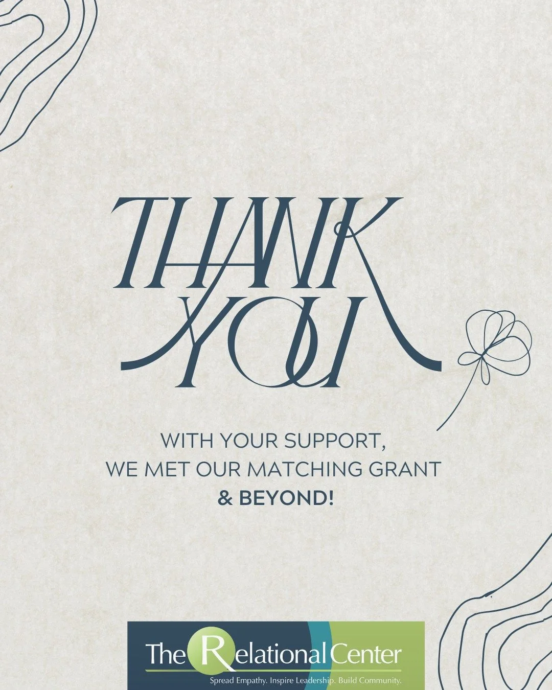 Thank you from the bottom of our hearts for your incredible support this fundraising season.

This was a particularly challenging financial year for TRC, as it has been for so many. Your generosity means everything to us.

Because of your contributio
