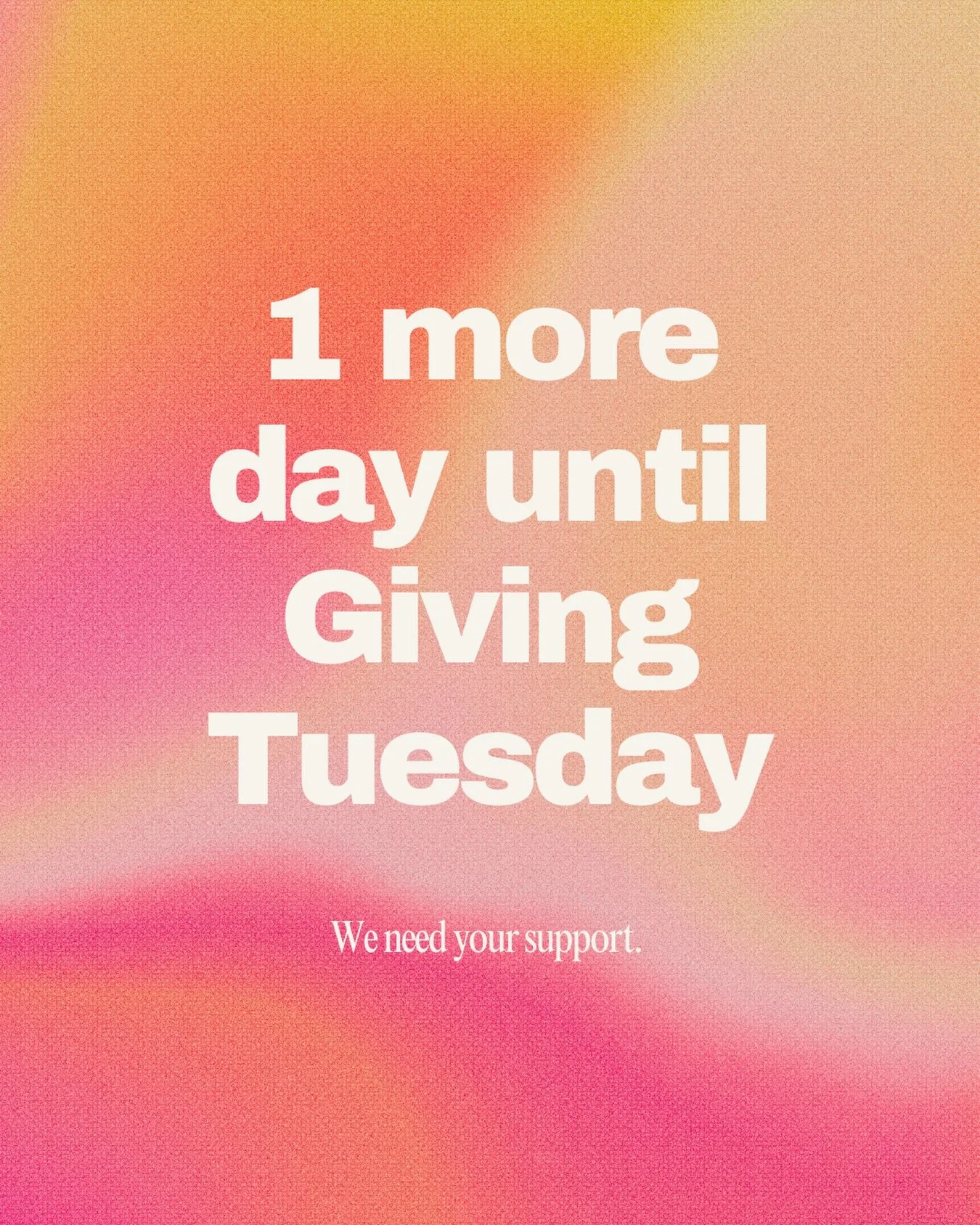 ✨ Giving Tuesday is tomorrow - A global day of generosity ✨

Every year, right after Thanksgiving, people around the world take part in GivingTuesday, a day created to shift our focus to community, compassion, and care. 

It began in 2012 with a simp