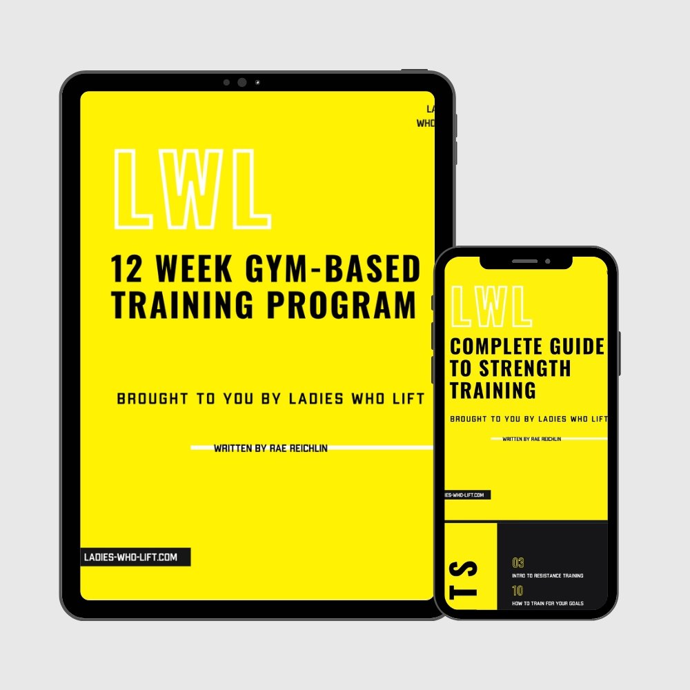 12 Week Training Program + LWL Complete Guide to Strength Training Bundle (Gym Edition)