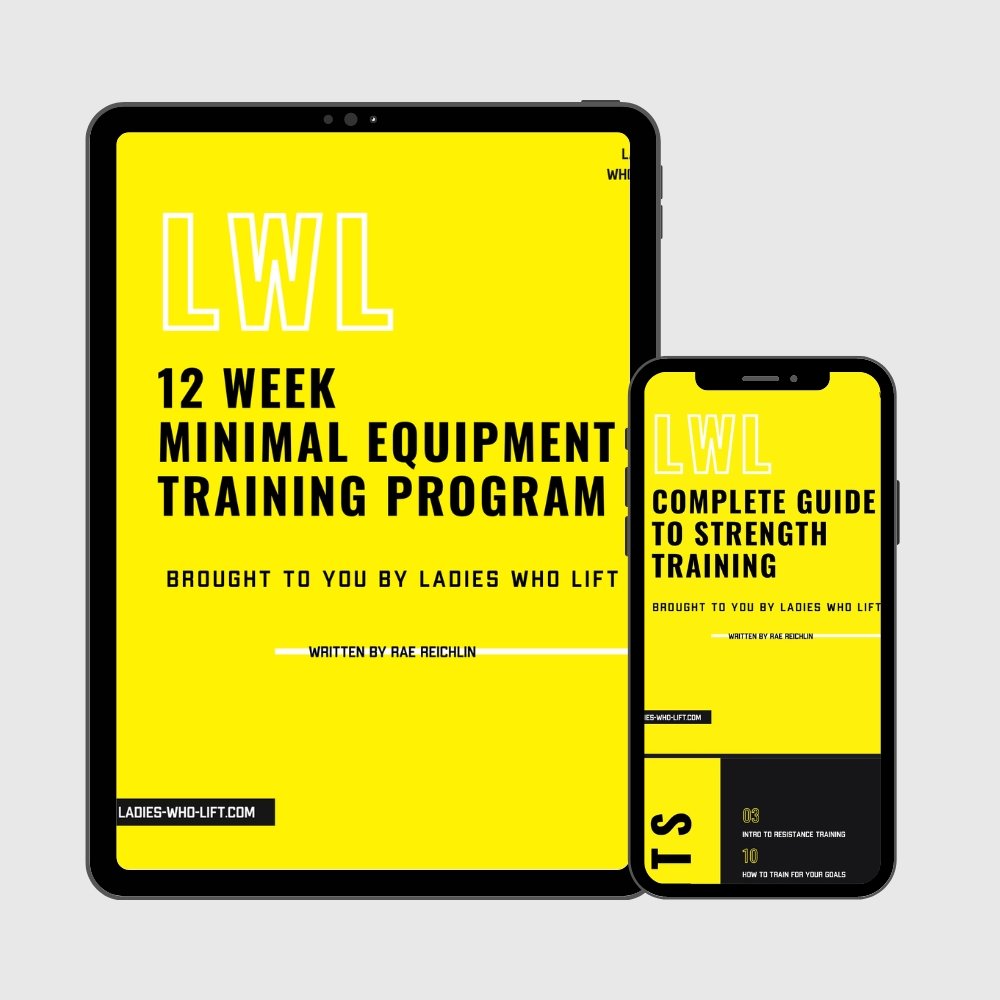 12 Week Training Program + LWL Complete Guide to Strength Training Bundle (Minimal Equipment)