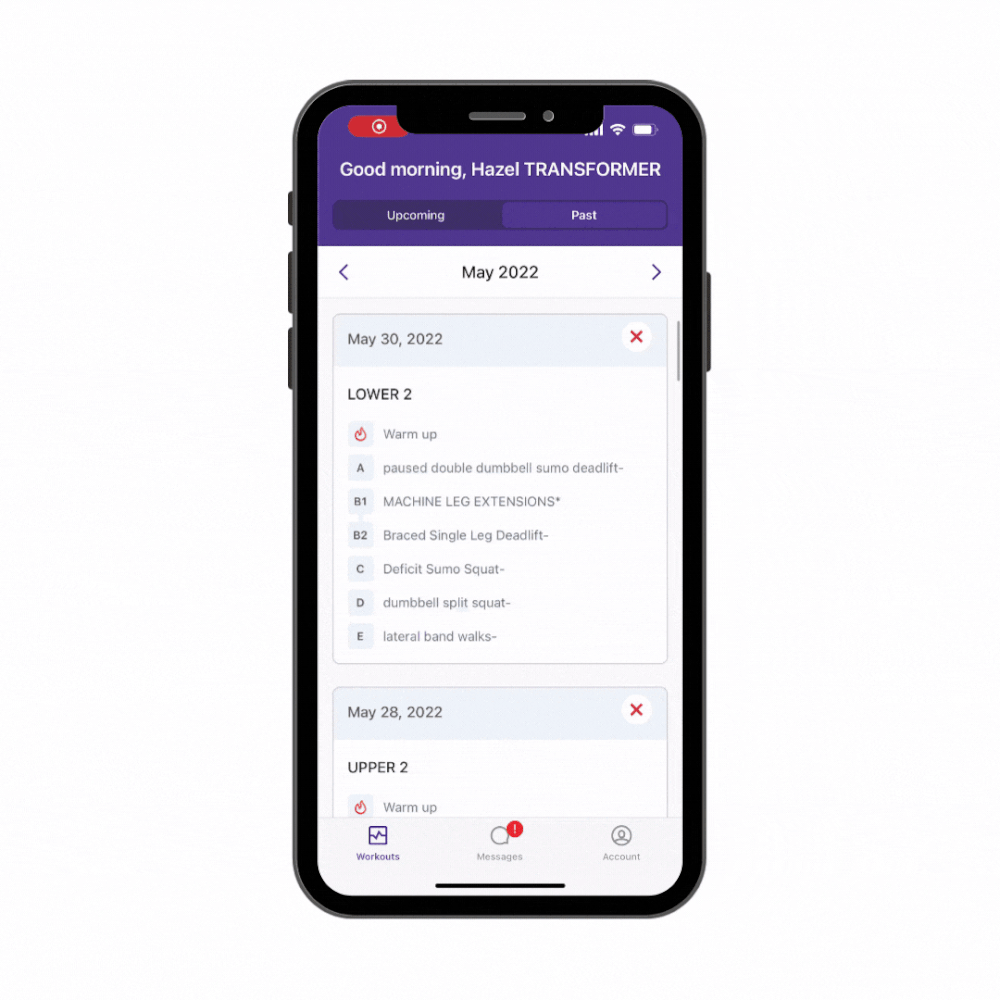 Truecoach Free Personal Trainer App Transfer Your Workout Programs