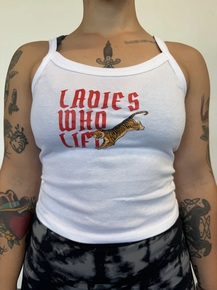Over The Shoulder Tiger Tank In White