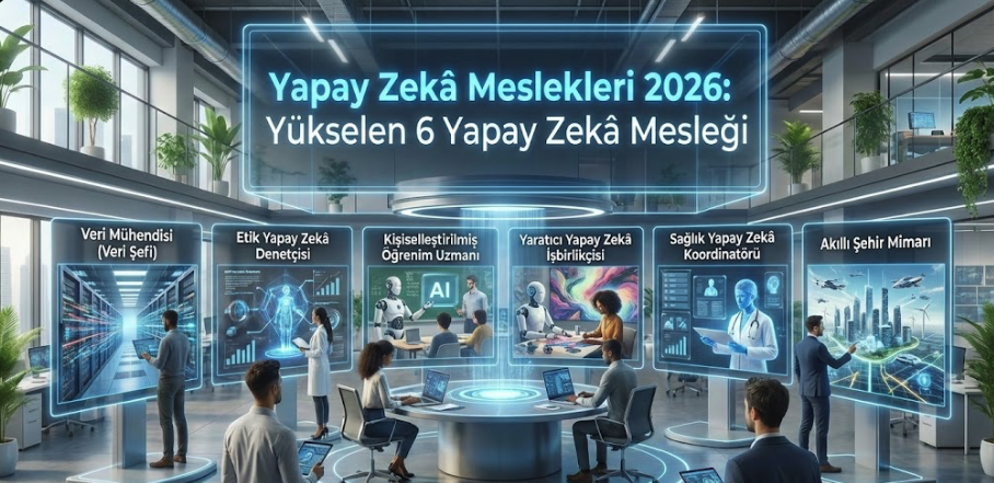 Yapay Zekâ Meslekleri 2026: Yükselen 6 Kariyer Yolu