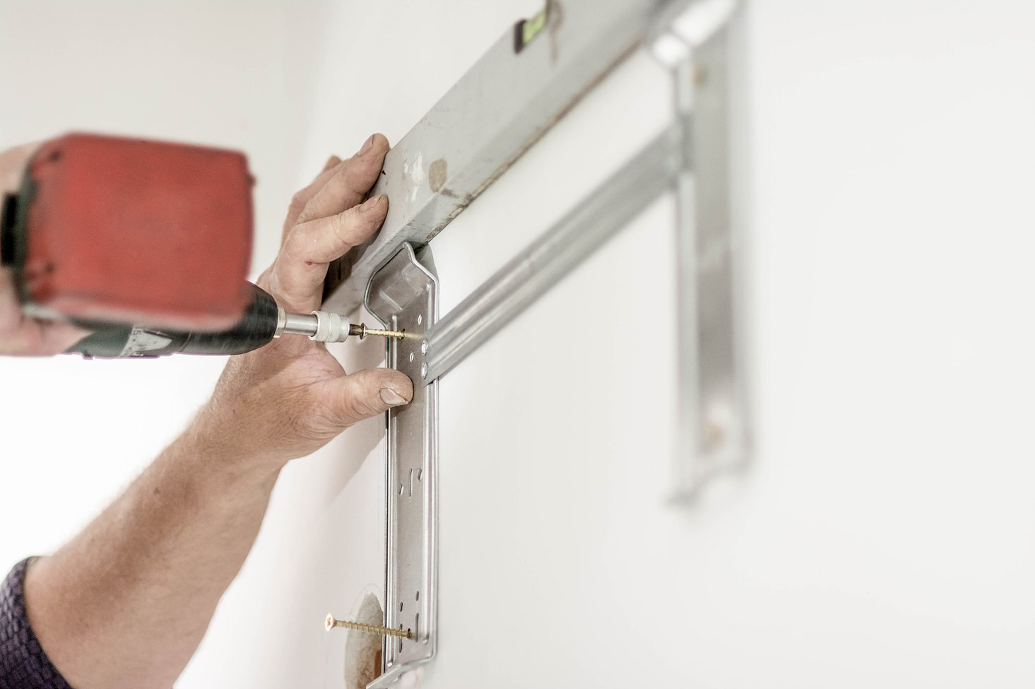 Install adjustable closet rods and shelves