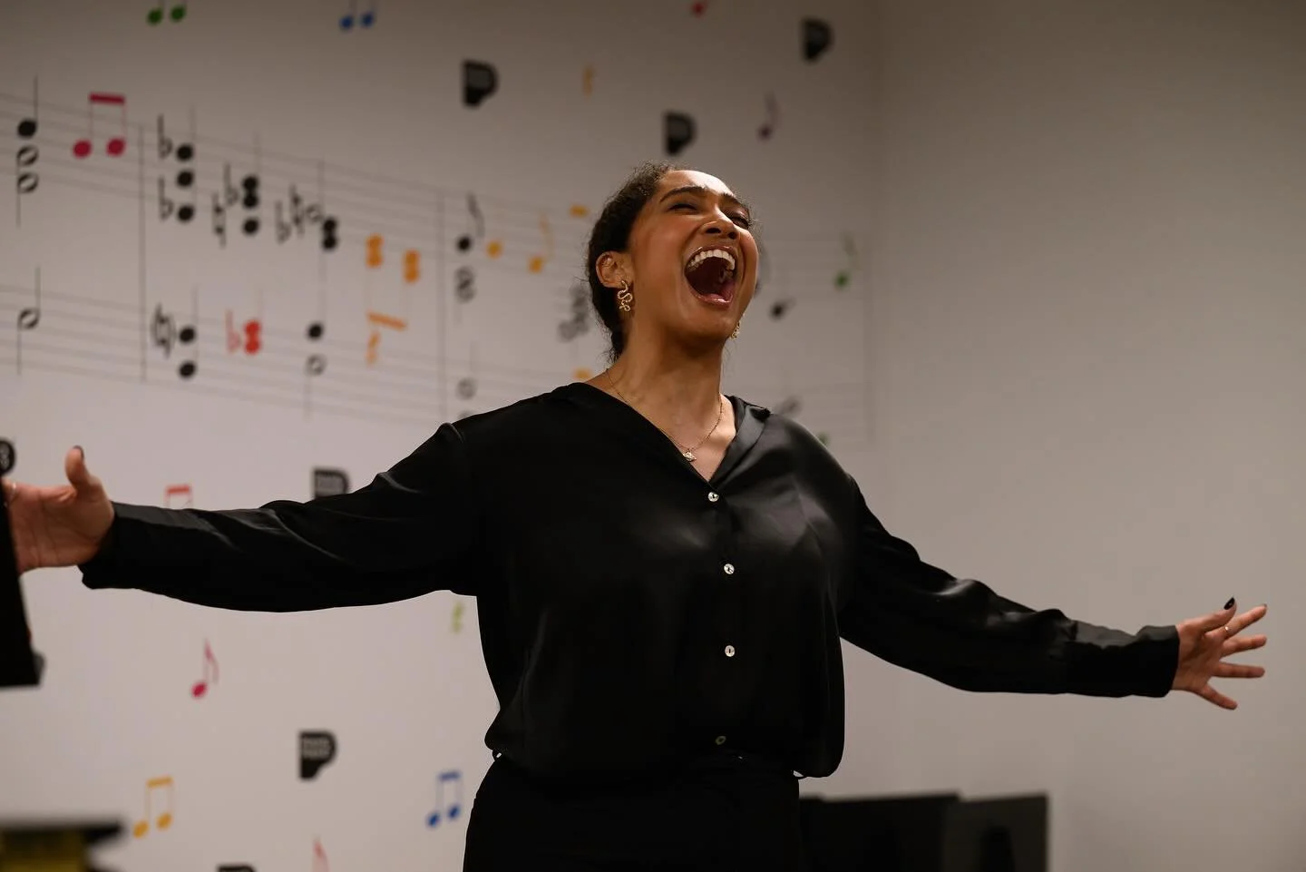 Some shots from rehearsal with the lovely @latrisaharper for @letsbroadwaynyc. 🥹🥰

Always a joy to be in the room with other creatives doing what I love. Thank you LaTrisa for your expertise and kindness. I&rsquo;m so grateful! 

📸: the AMAZING @p