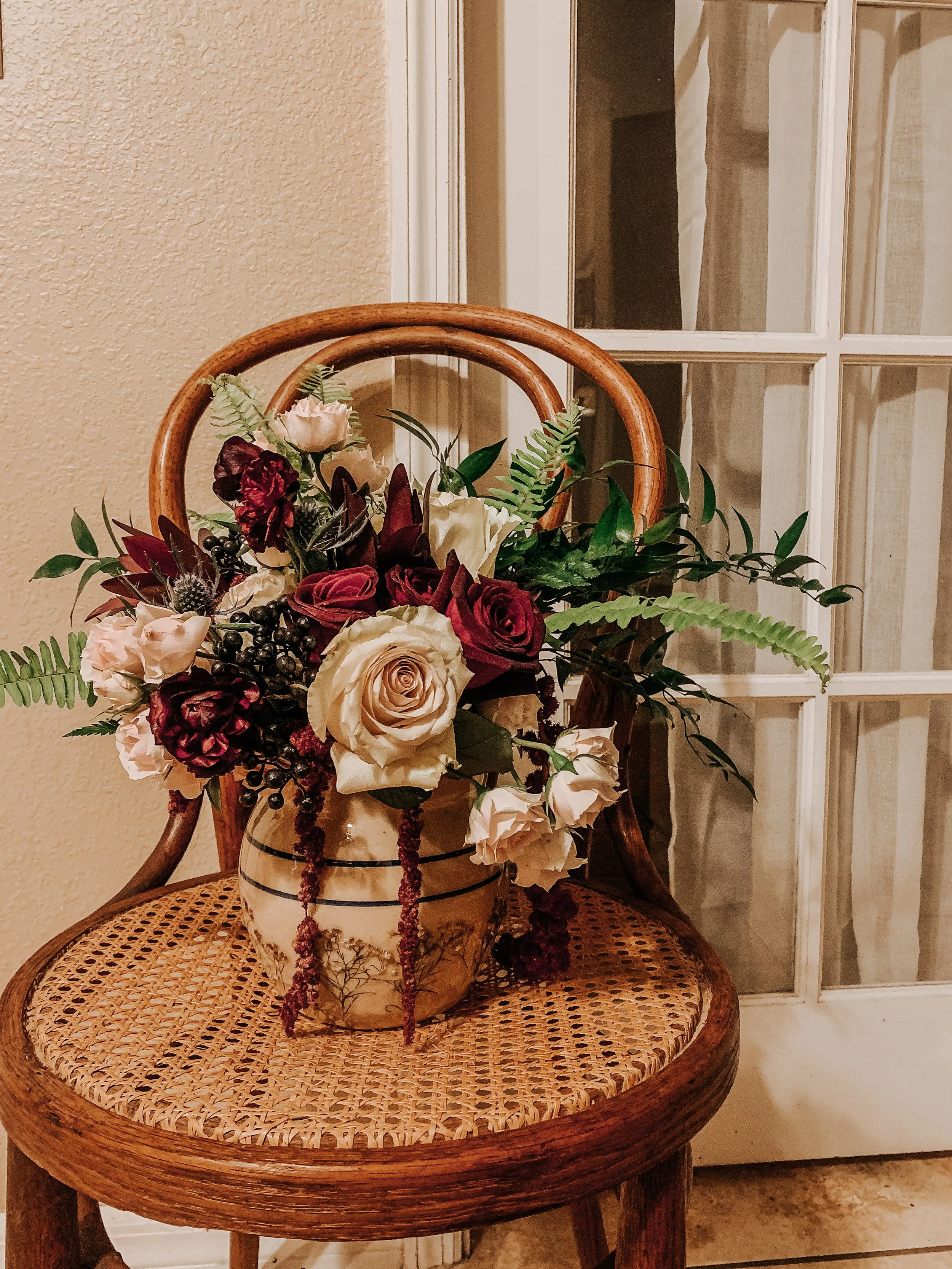  Received the night of the wedding, Pressed and arranged couple weeks later :) 