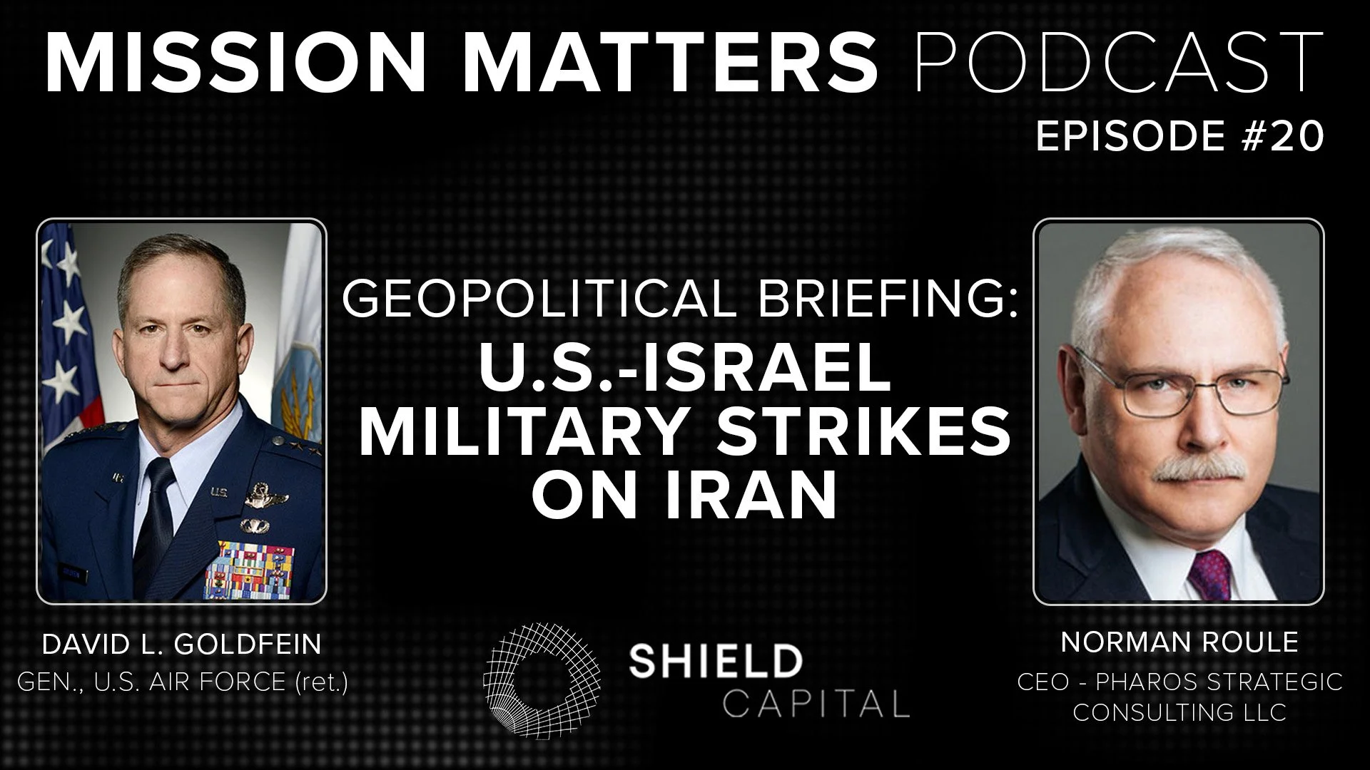 Episode 20: U.S.-Israel Military Strikes on Iran — Shield Capital