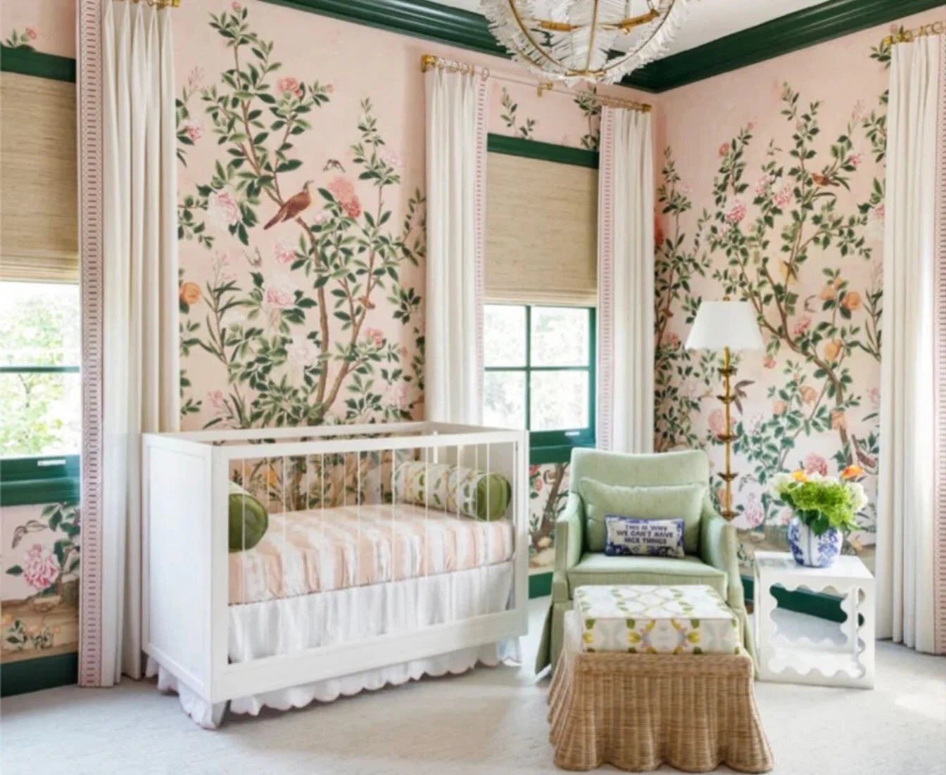 ✨Who Wore It Best; the nursery or the powder room?  Let me know. 😊 #wallpaperwednesday
Follow @insideideas to see a lot more design inspiration in your feed. 

Via oerigold&rsquo;s website

#designinspiration #hinsdaleilinteriordesigner #clarendonhi