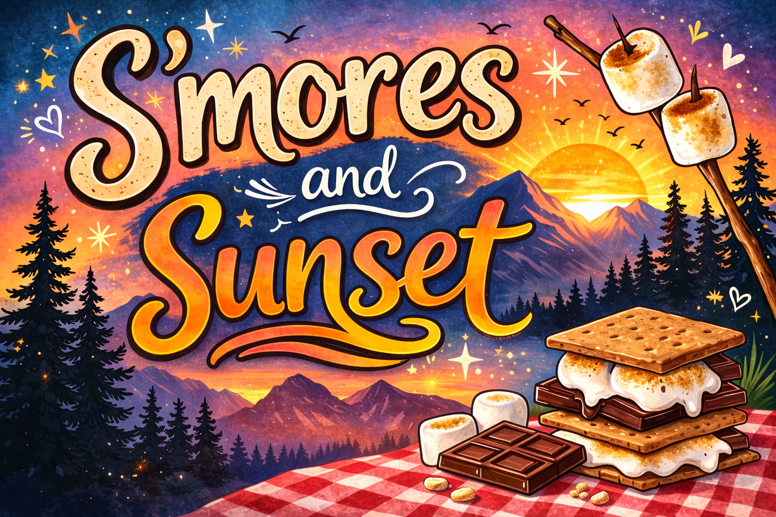 S'mores and Sunset 