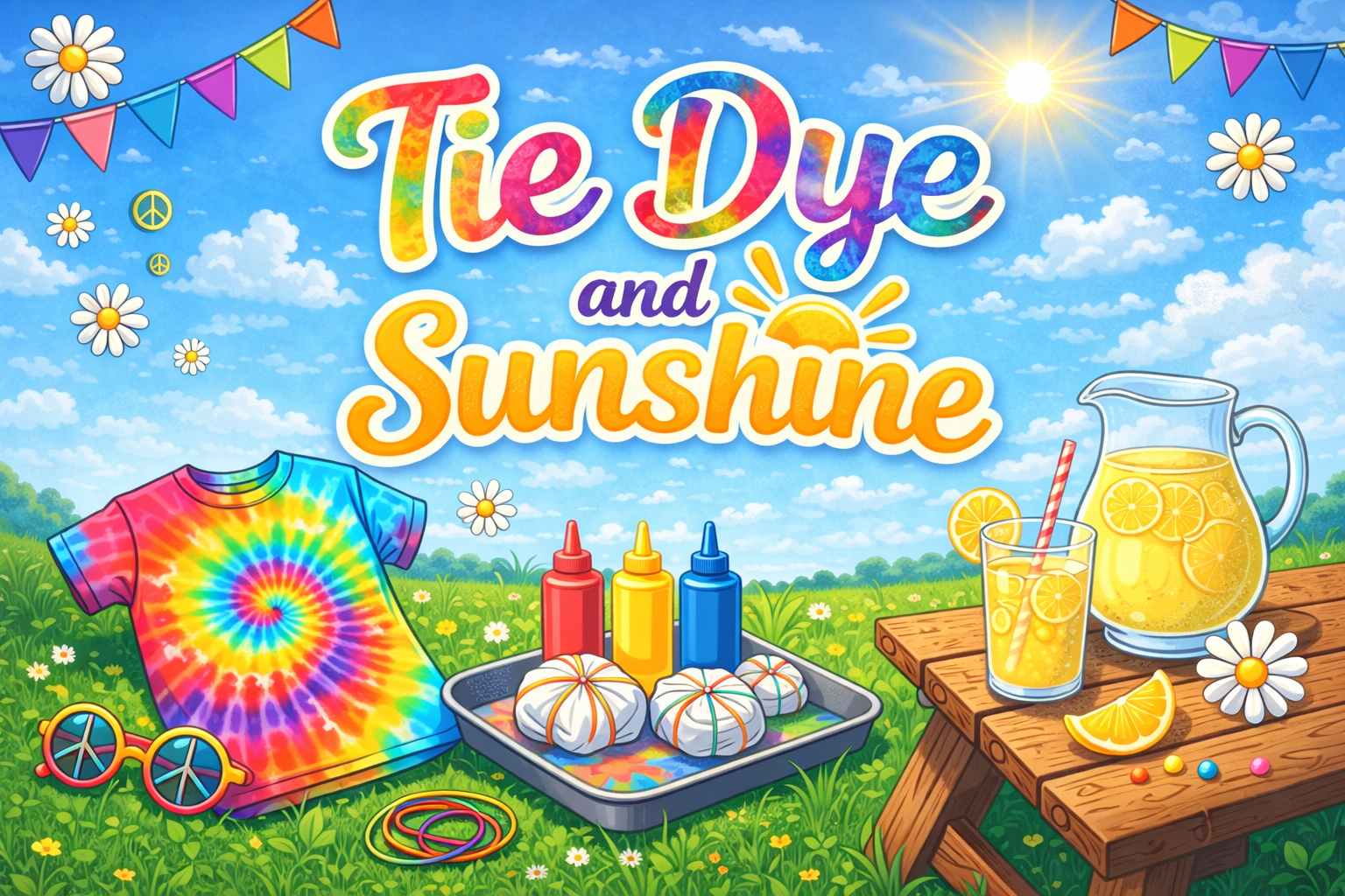 Tie Dye & Sunshine