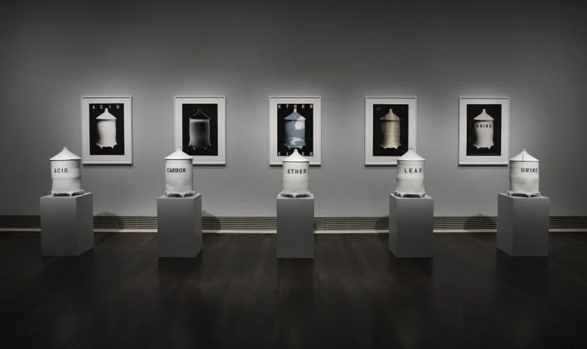 "The Phenomenology of Ten Vessels", porcelain sculptures and screen prints, 1997-99  Collection of: The Museum of Fine Arts, Houston (photo credit: ibid.)