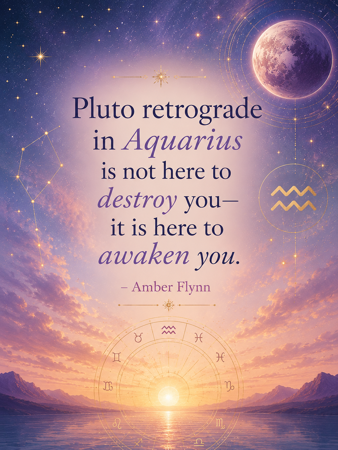 Pluto Retrograde In Aquarius &amp; Trusting In Natural Law