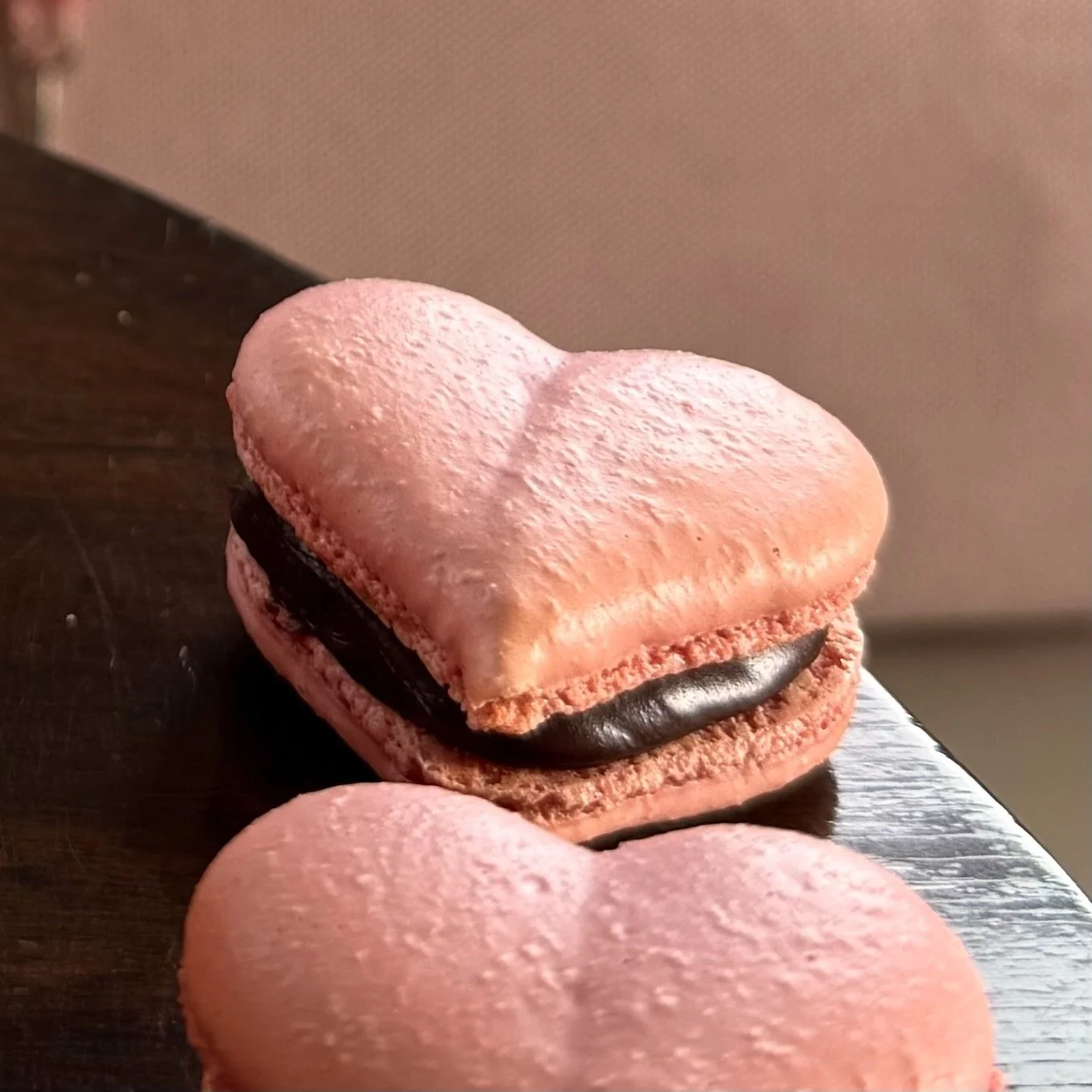 Pink Heart Macaron - February's Special