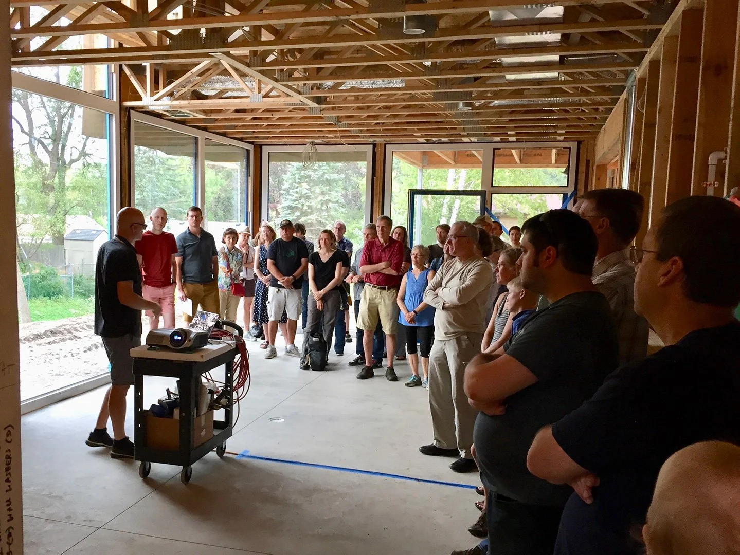 TE Studio Good Energy Haus: Construction tour