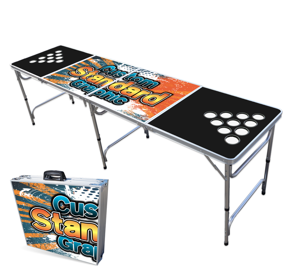 8 Foot Beer Pong Table - Custom Standard Graphic — Beer Pong