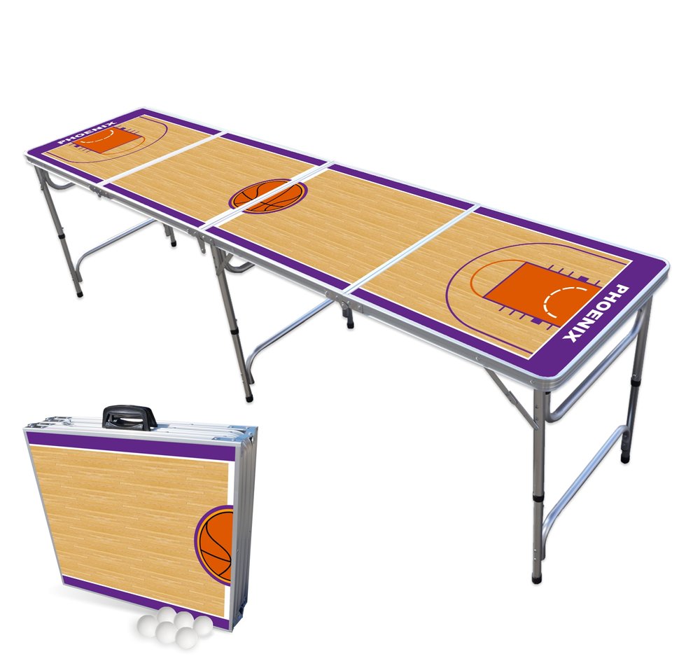 Phoenix Basketball Court Beer Pong Table — Beer Pong Tables | Custom Beer  Pong Tables | Custom Cornhole Boards | Portable LED Bars | HEXCUPs