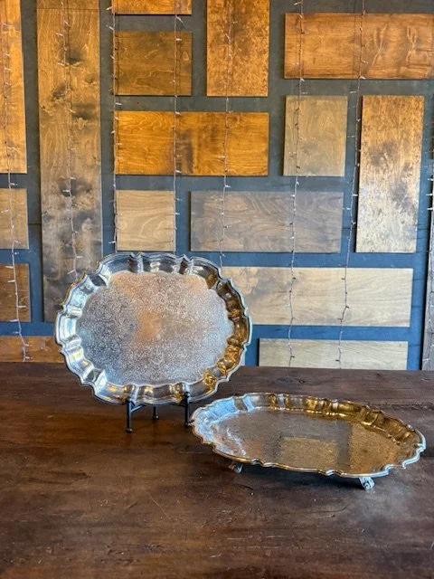 Antique Silver Platters