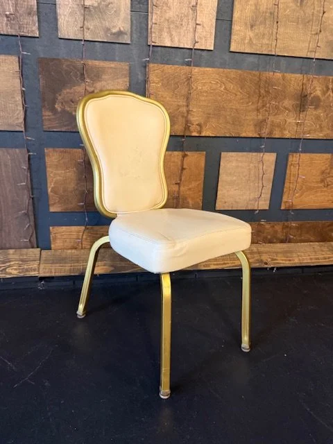 Gold framed ivory chair
$5
(30) available