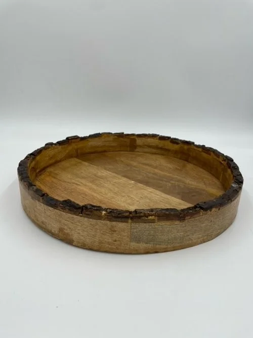 Round Wood Tray
$8