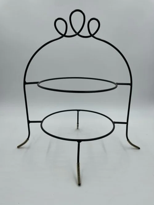 Double Tier Ornate Plate Holder
$8