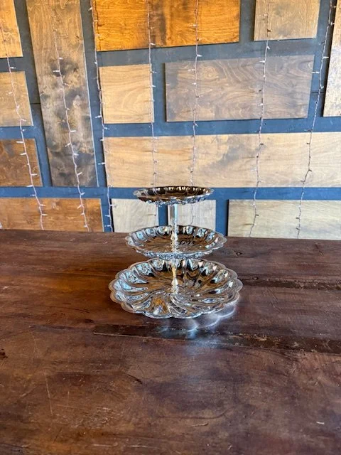 Mini Silver 3 Tier Display