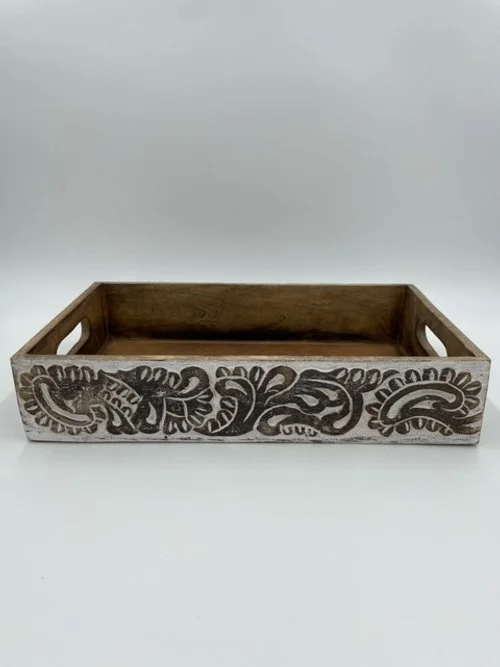 Boho Wood Tray
$6