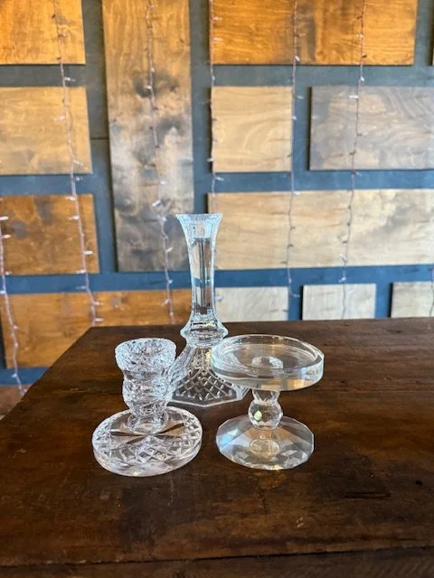 Misc. Crystal Taper Candle Holders