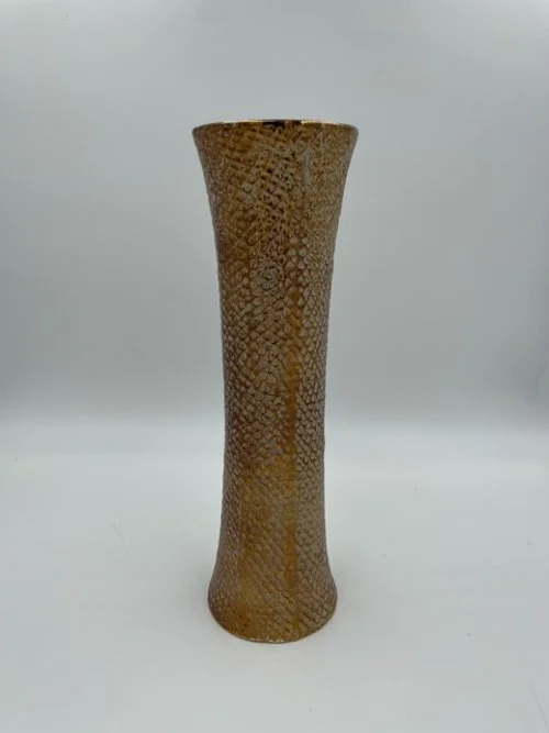 Tall Burnished Metal Vase
$7