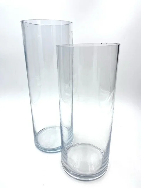 Tall Clear Glass Vases
$20