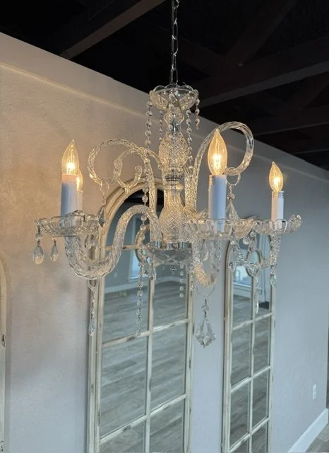 Crystal Chandelier's 
$45 each
2 available