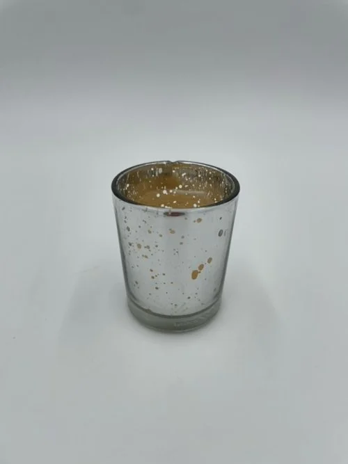 Small Mercury Glass Votive 
$2