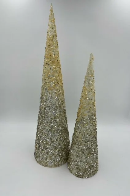 Glittery Cone Decor
$12 for the set