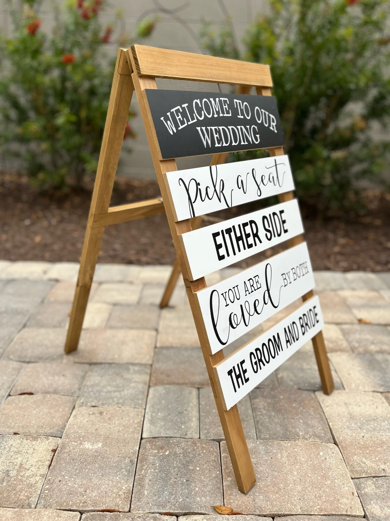 Rustic Welcome to our Wedding Sign
$8