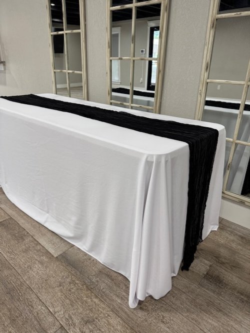 Black Cheesecloth Runner
$5