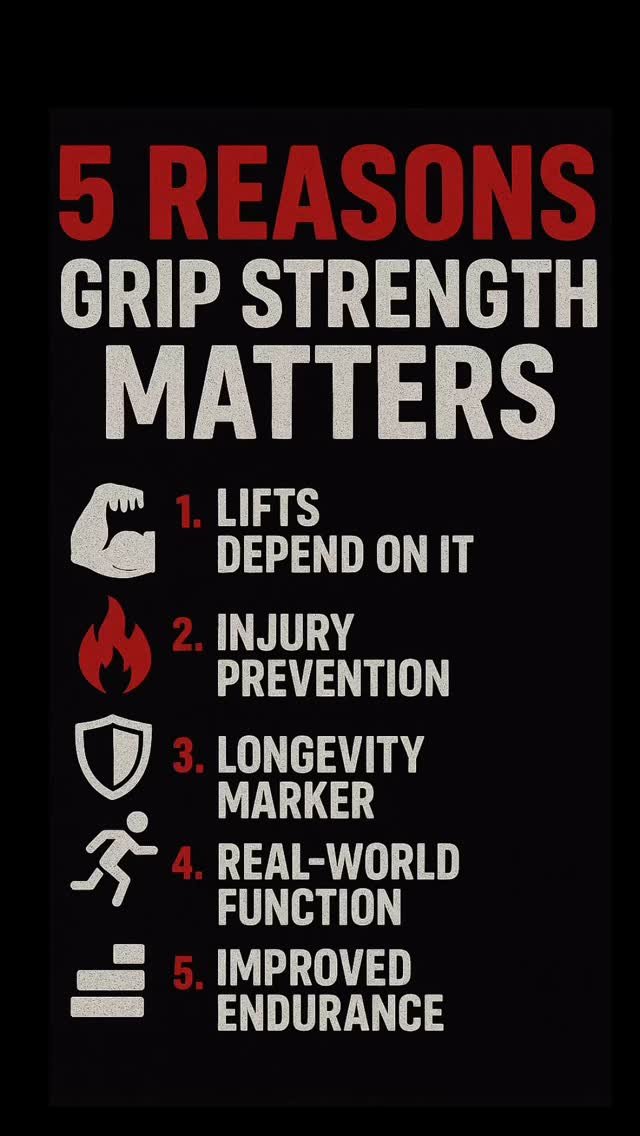 🧠🧐🧠🧐🧠🧐
.
.
.
GRIP is everything ,
Why does it matter ?
• Lifts Depend on It
• Injury Prevention
• Longevity Marker
• Real-World Function
Train your grip like any other muscle group — consistently and with intent.
.