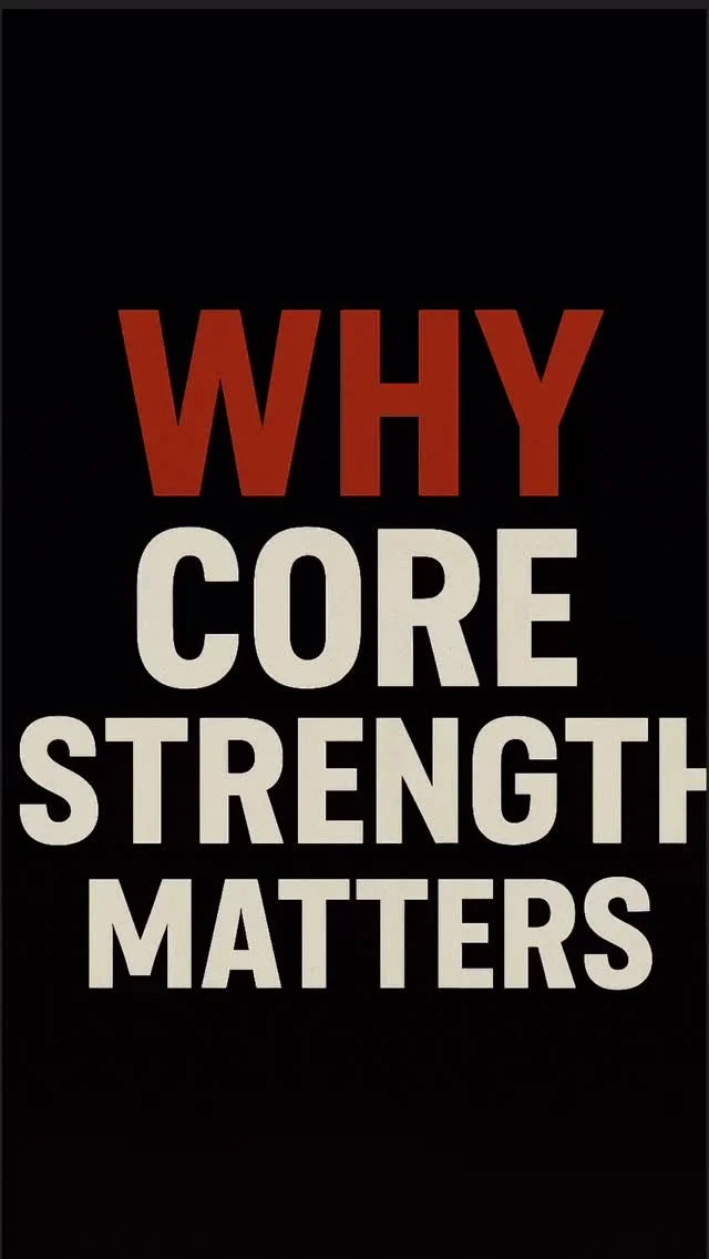 🧠🧠🧠🧠🧠👇🏾 Why Core Strength Matters
•Strong Foundation
Your core muscles are the central support system for your body. A strong core improves the efficiency of every movement, from lifting weights to walking, running, or jumping. It&rsquo