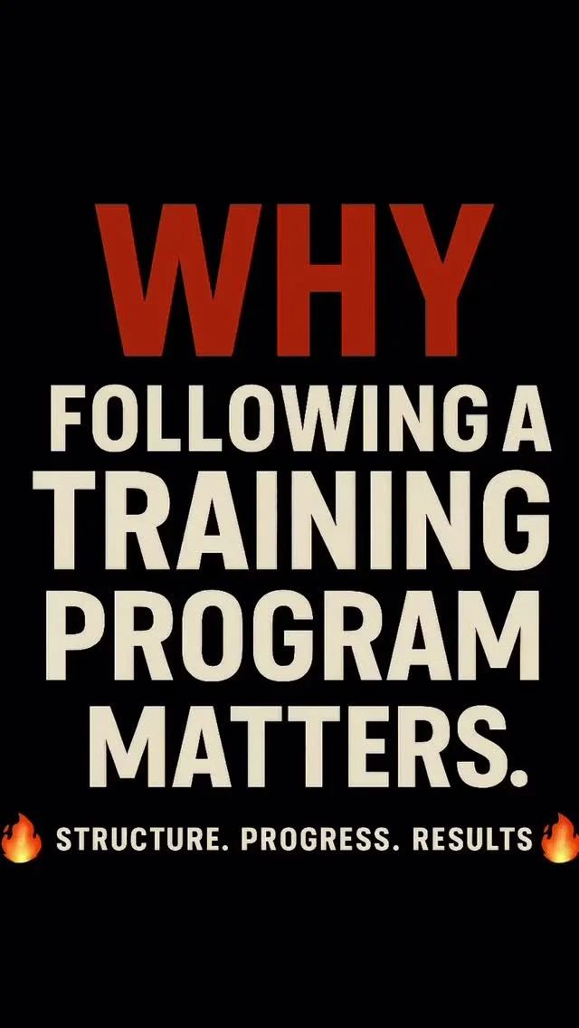 💥💥💥💥💥💥💥
.
.
.
Why Following a Training Program Matters
🔥 Structure. Progress. Results. 🔥
⸻
Clear Goals = Clear Results
A good program is built around your goals—whether it’s strength, fat loss, muscle gain, or athletic perform