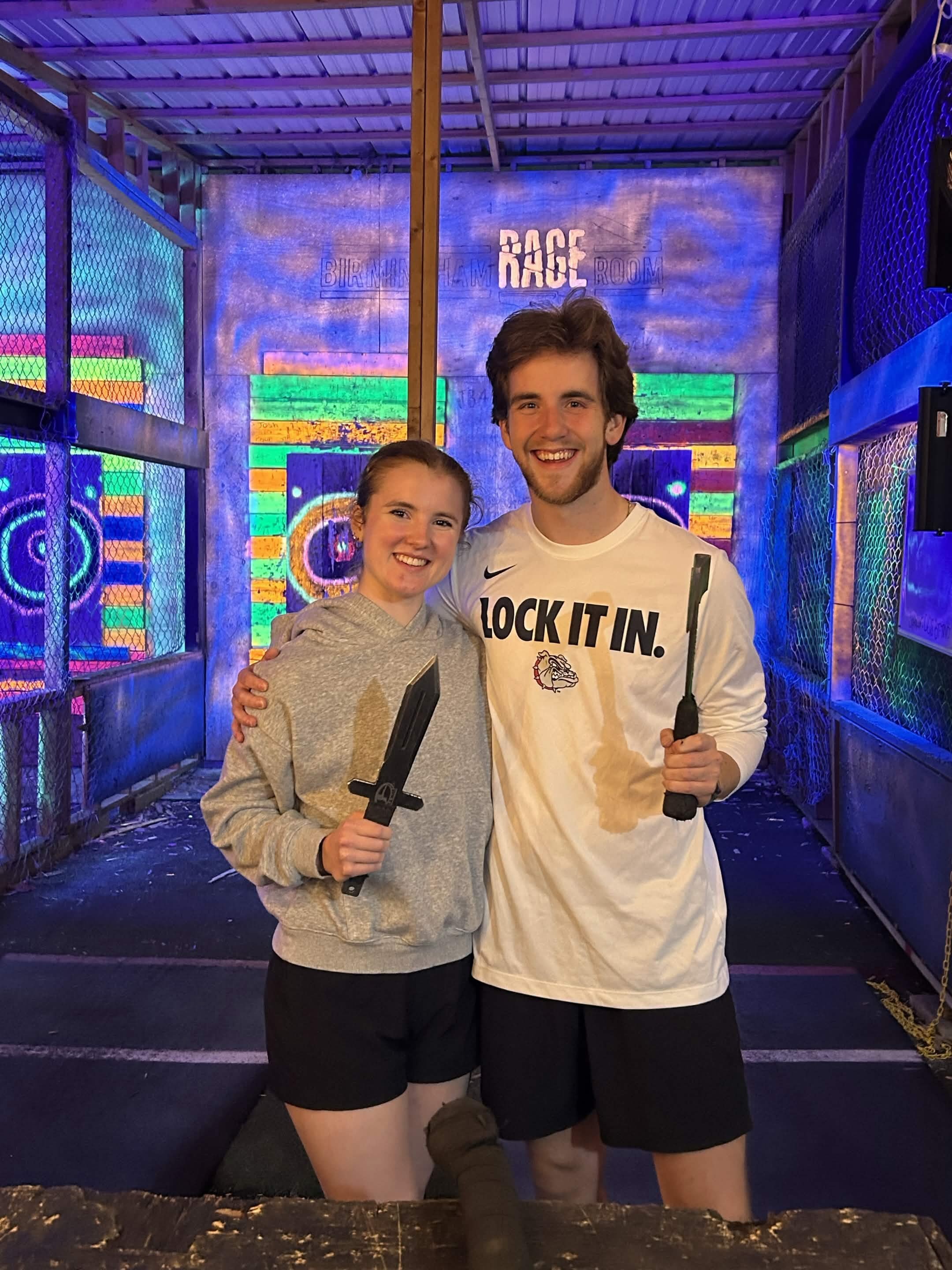 Axe throwing after dark just got cosmic 👽🪐☄️🛸🚀

Come check it out! (Sunset is at 6:11 today btw 😏)