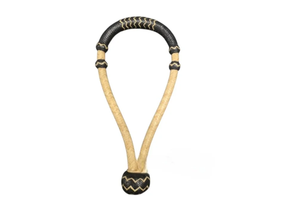 16 Ply 5/8" Rawhide Bosal in Natural and Black