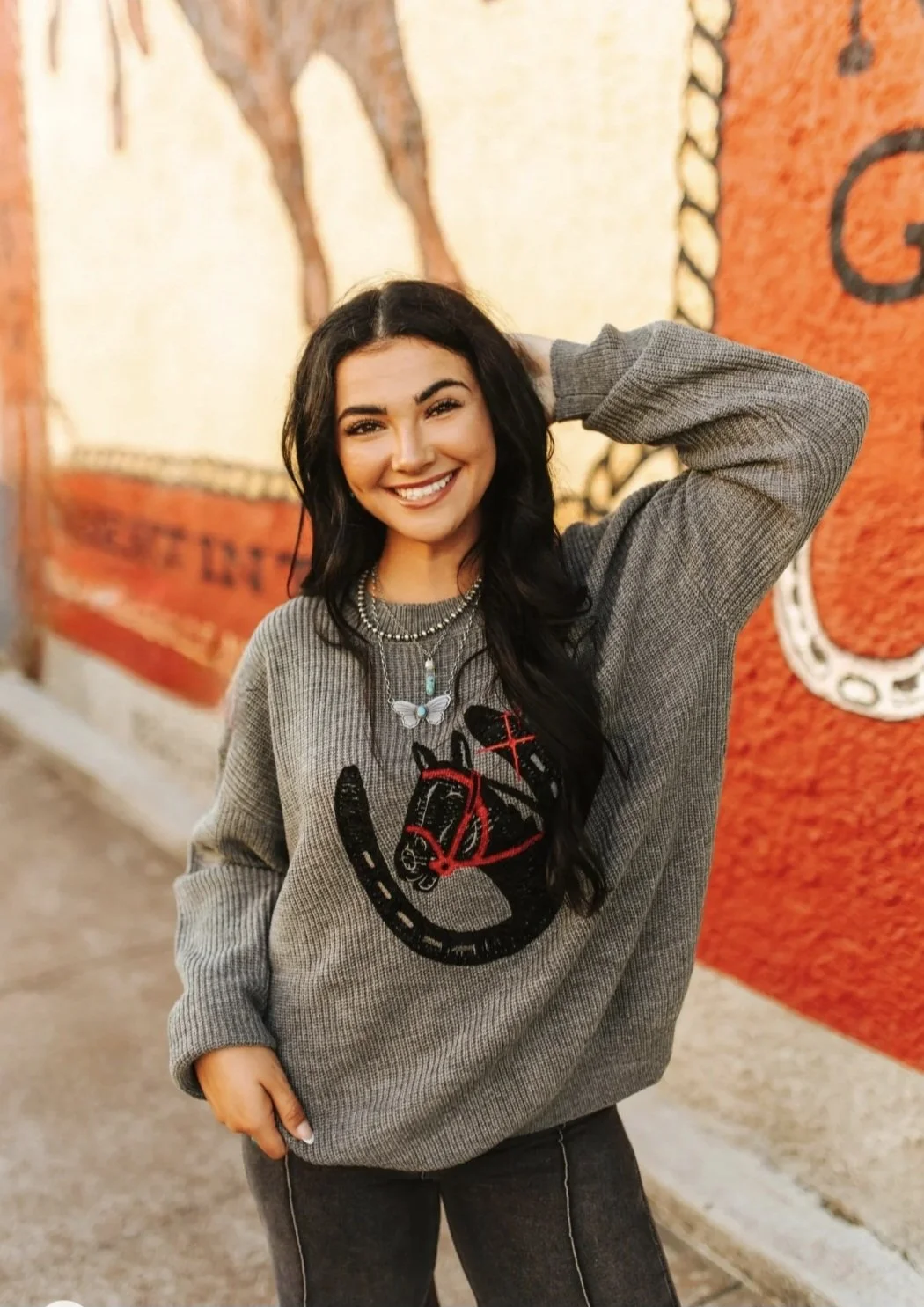 Horse Head Sweater