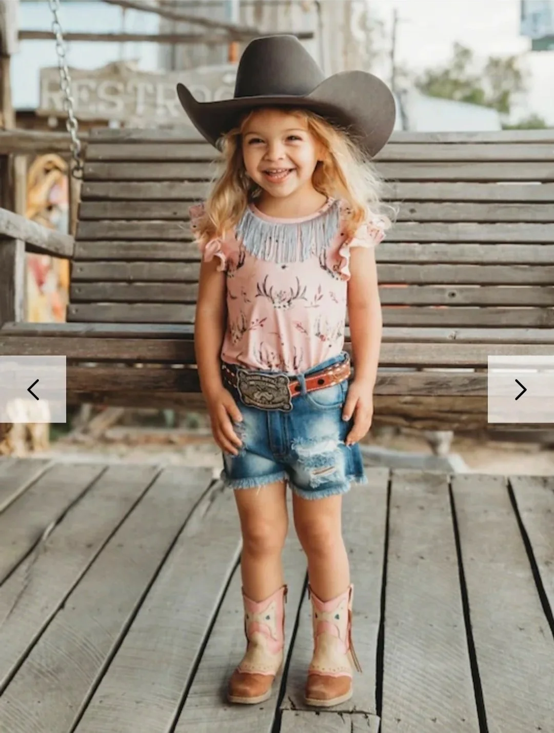 Girls Shea Baby Ripped Shorts
