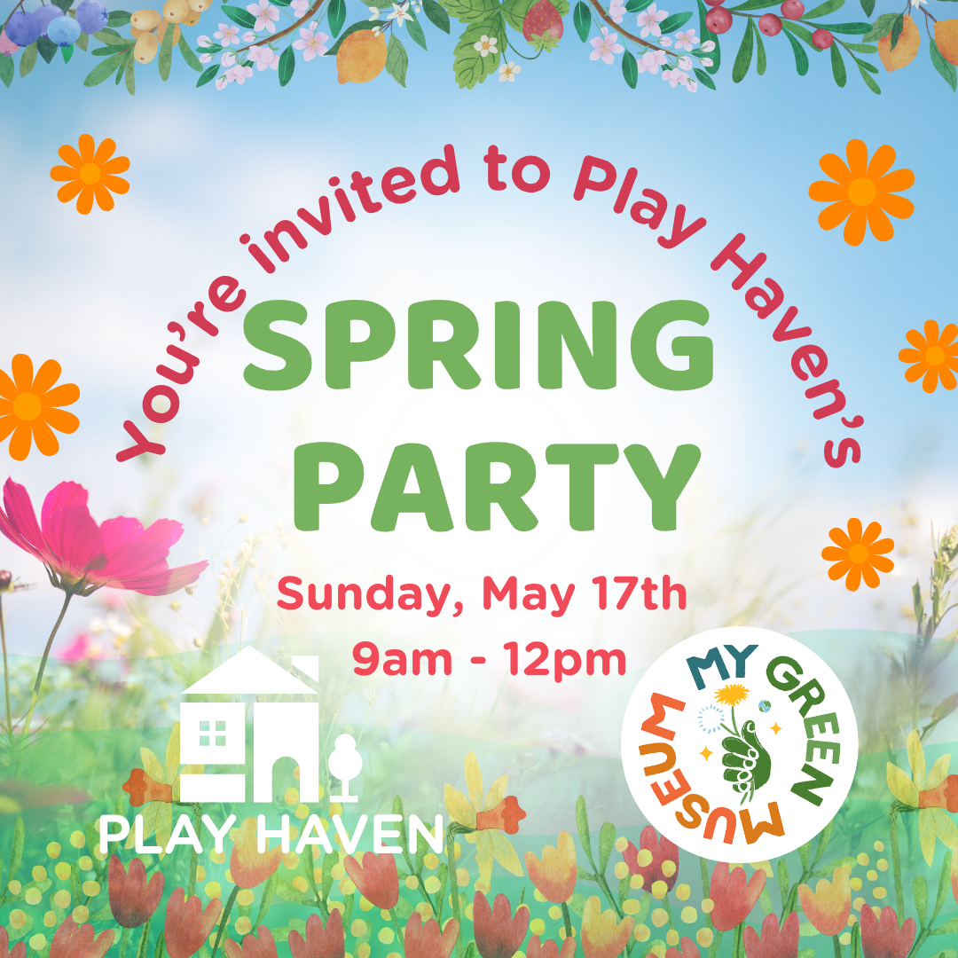 spring party with my green museum