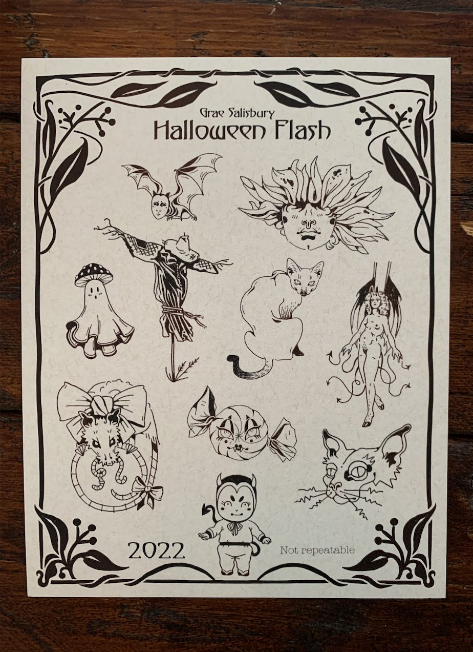 Halloween Flash Sheet